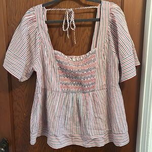 NWOT Old Navy Smocked Top XL Tall